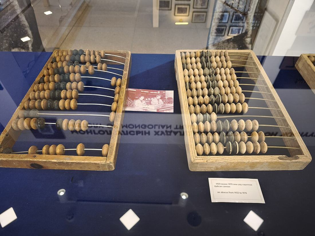 Ábacos em exposição
